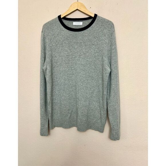 EVERLANE  100% Cashmere Ribbed Crew Premium Sweater Size: L - Picture 1 of 6